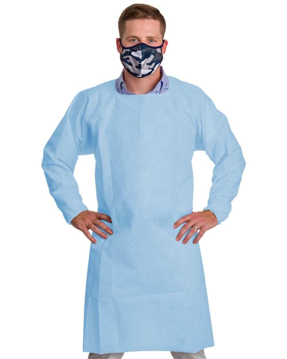 Image for Men's Level 1 Disposable Isolation Gowns - G0036S