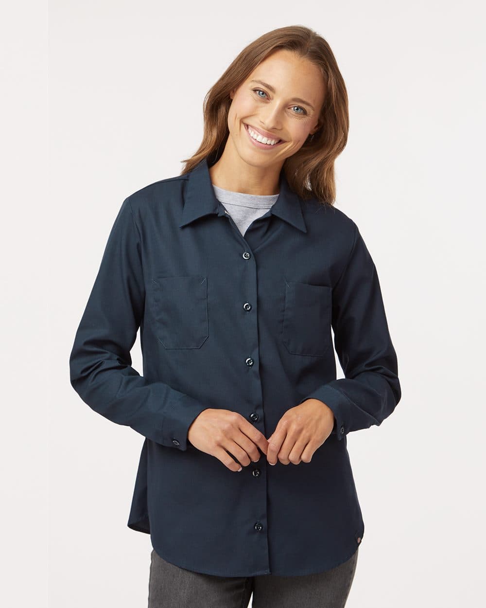 Image for Women's Long Sleeve Industrial Work Shirt - L5350