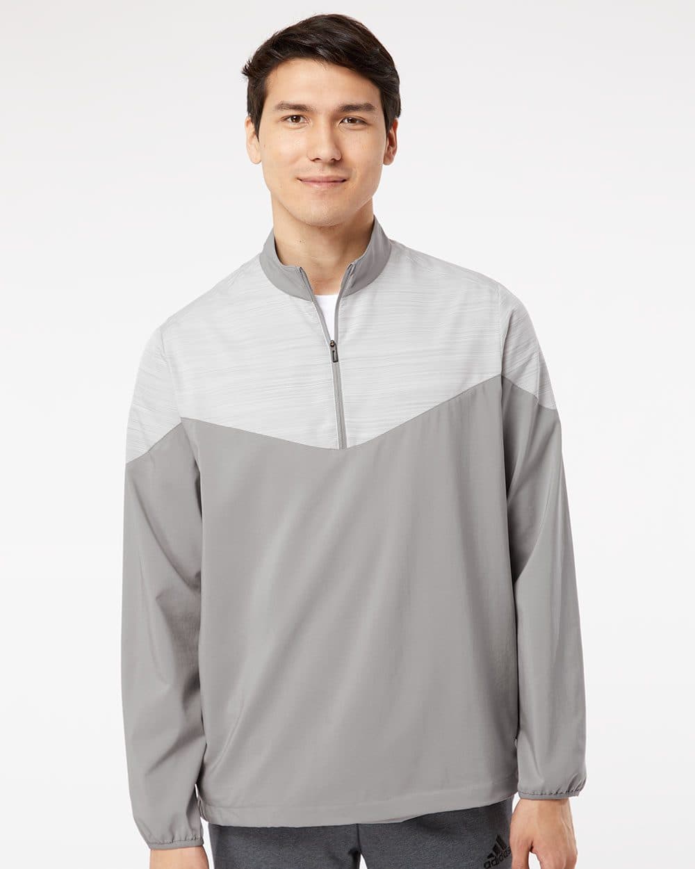 Image for Heather Chevron Quarter-Zip Windshirt - A546