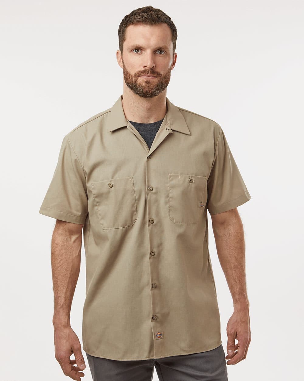 Image for Industrial Short Sleeve Work Shirt - Tall Sizes - S535T