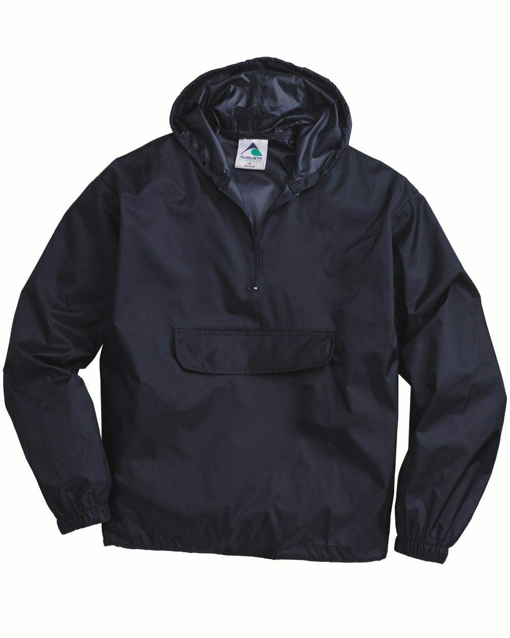 Image for Packable Half-Zip Hooded Pullover Jacket - 3130