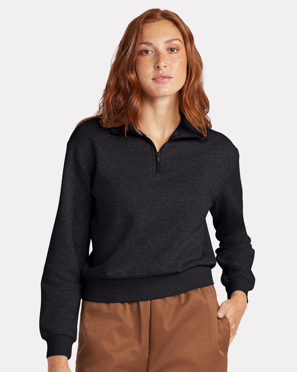 Image for Women's Eco-Cozy Fleece Quarter-Zip Sweatshirt - 8808PF