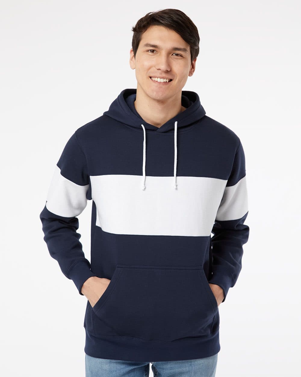 Image for Classic Fleece Colorblocked Hooded Sweatshirt - 22709