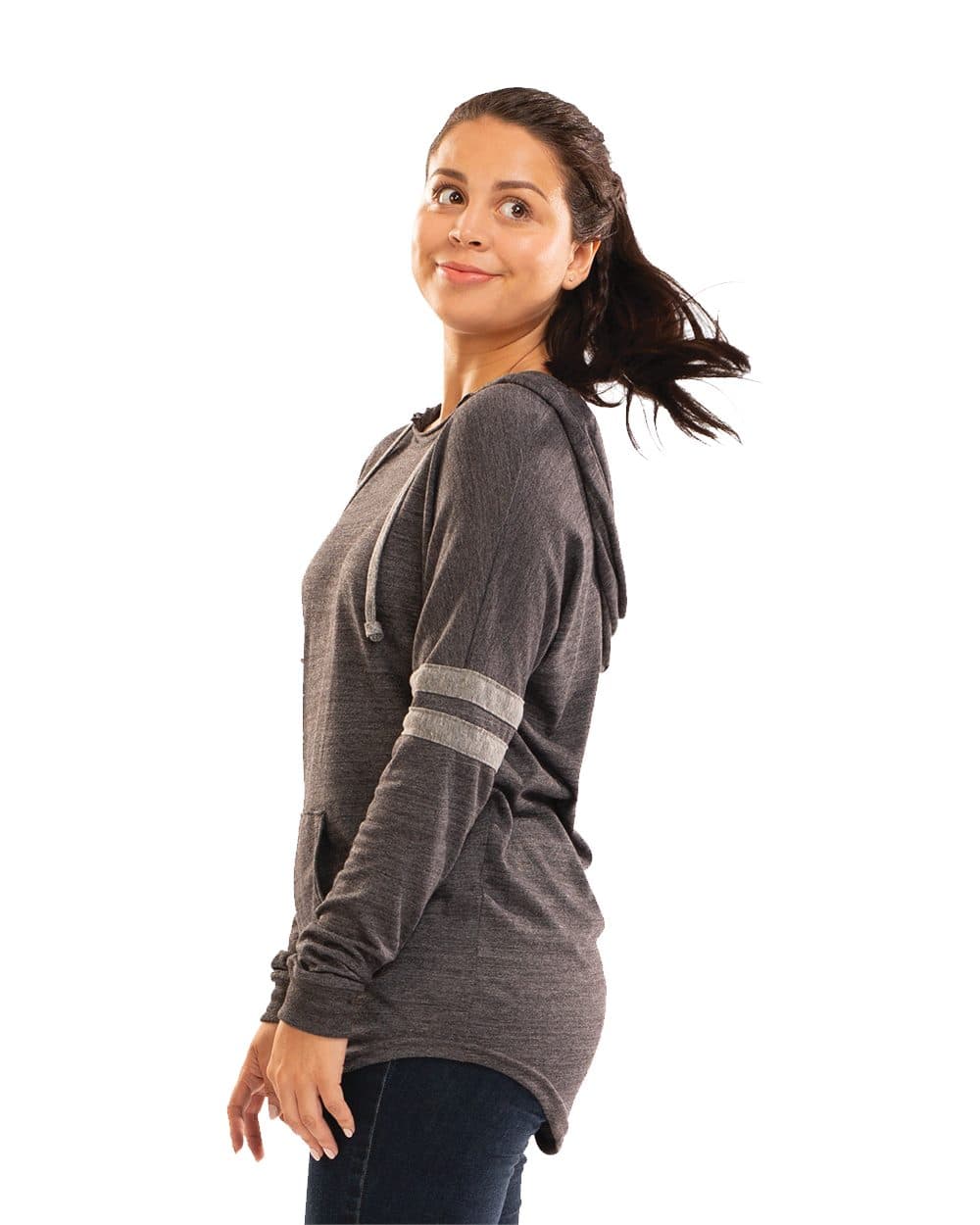 Image for Women's Triblend Hooded Long Sleeve T-Shirt - 229390