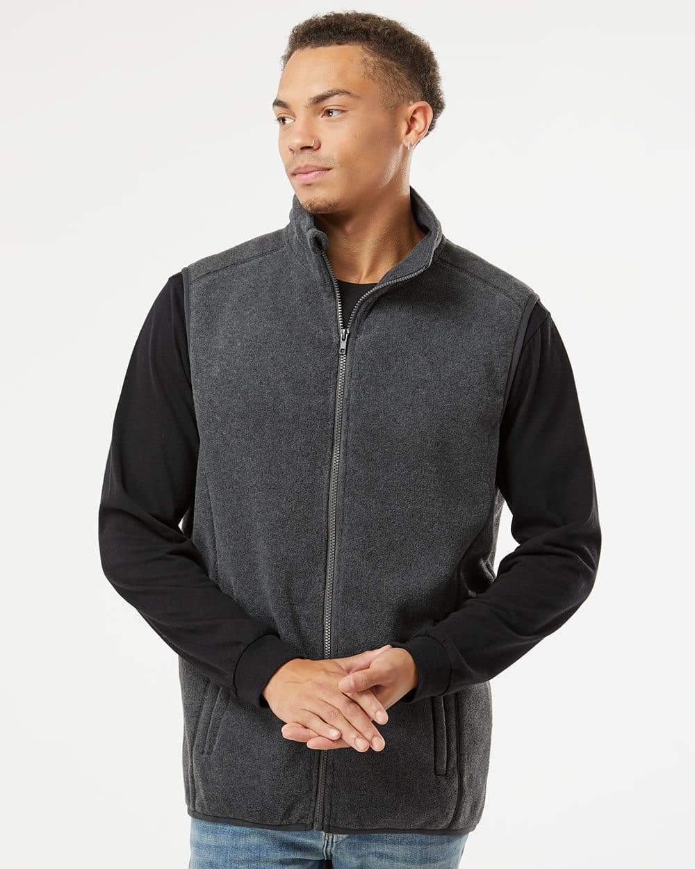 Image for Men's Polar Fleece Vest - 3012