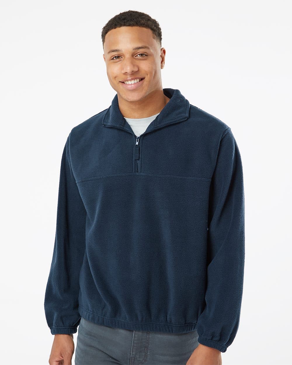 Image for Men's Polar Fleece Quarter-Zip Pullover - 3052
