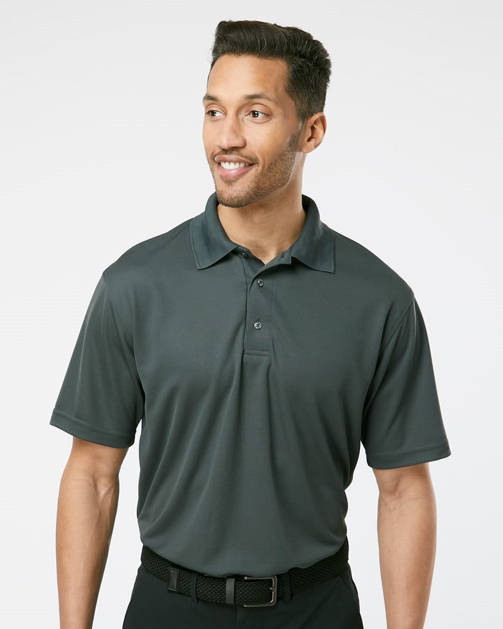 Image for Men's Saratoga Performance Mini Mesh Polo - 100