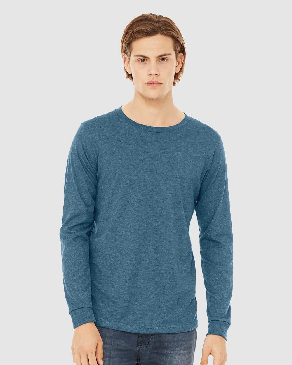 Image for Heather CVC Long Sleeve Tee - 3501CVC