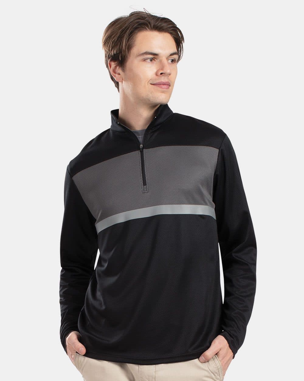 Image for Men's Dry-Excel™ Prism Bold Quarter-Zip Pullover - 222591
