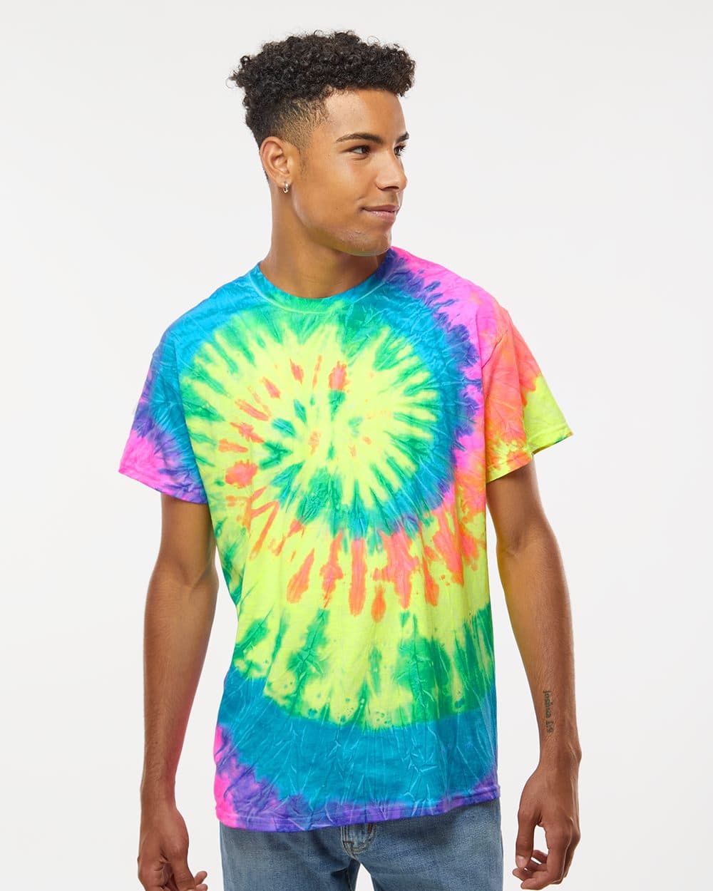 Image for Multi-Color Tie-Dyed T-Shirt - 1000