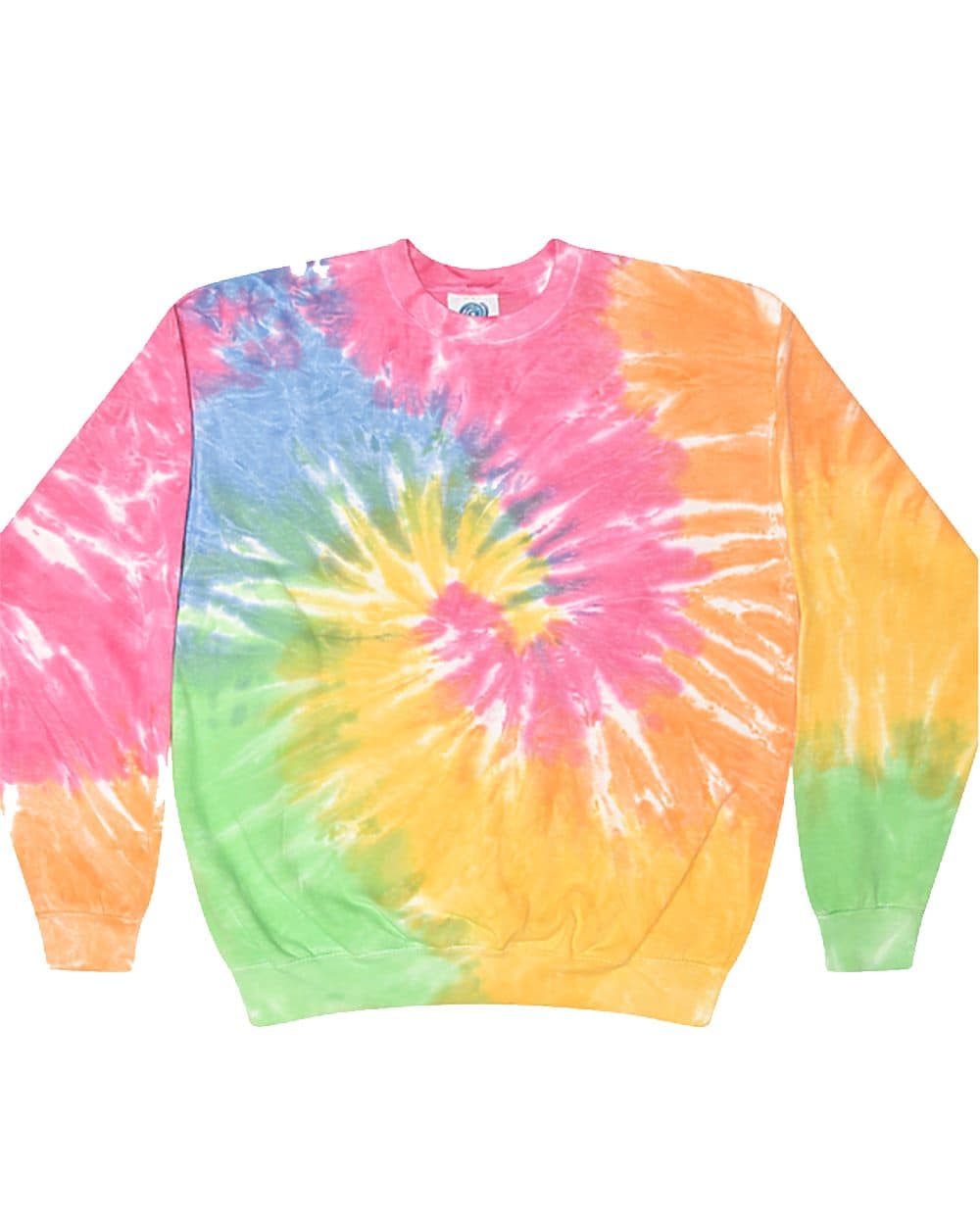 Image for Tie-Dyed Fleece Crewneck Sweatshirt - 8100