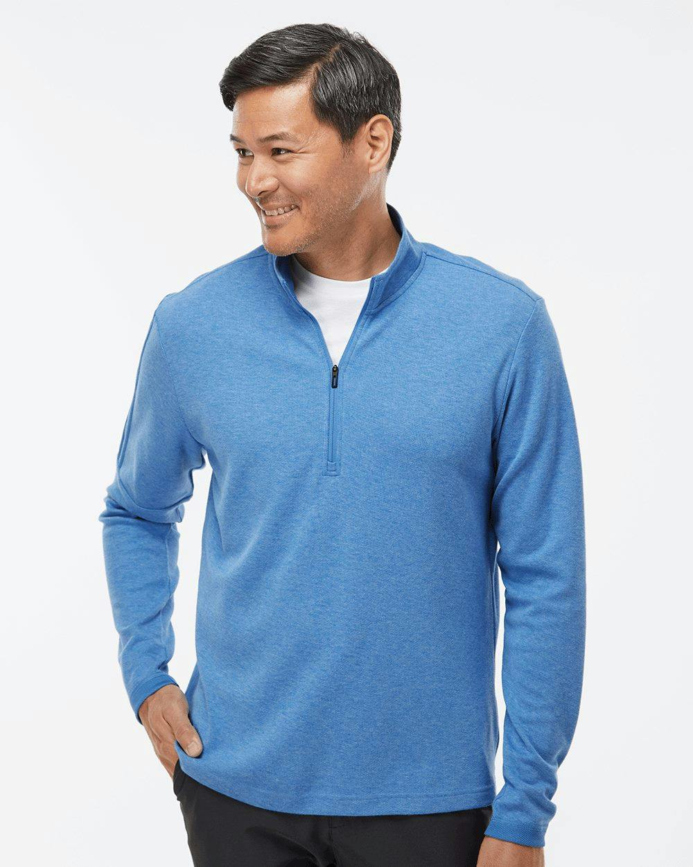 Image for 3-Stripes Quarter-Zip Sweater - A554
