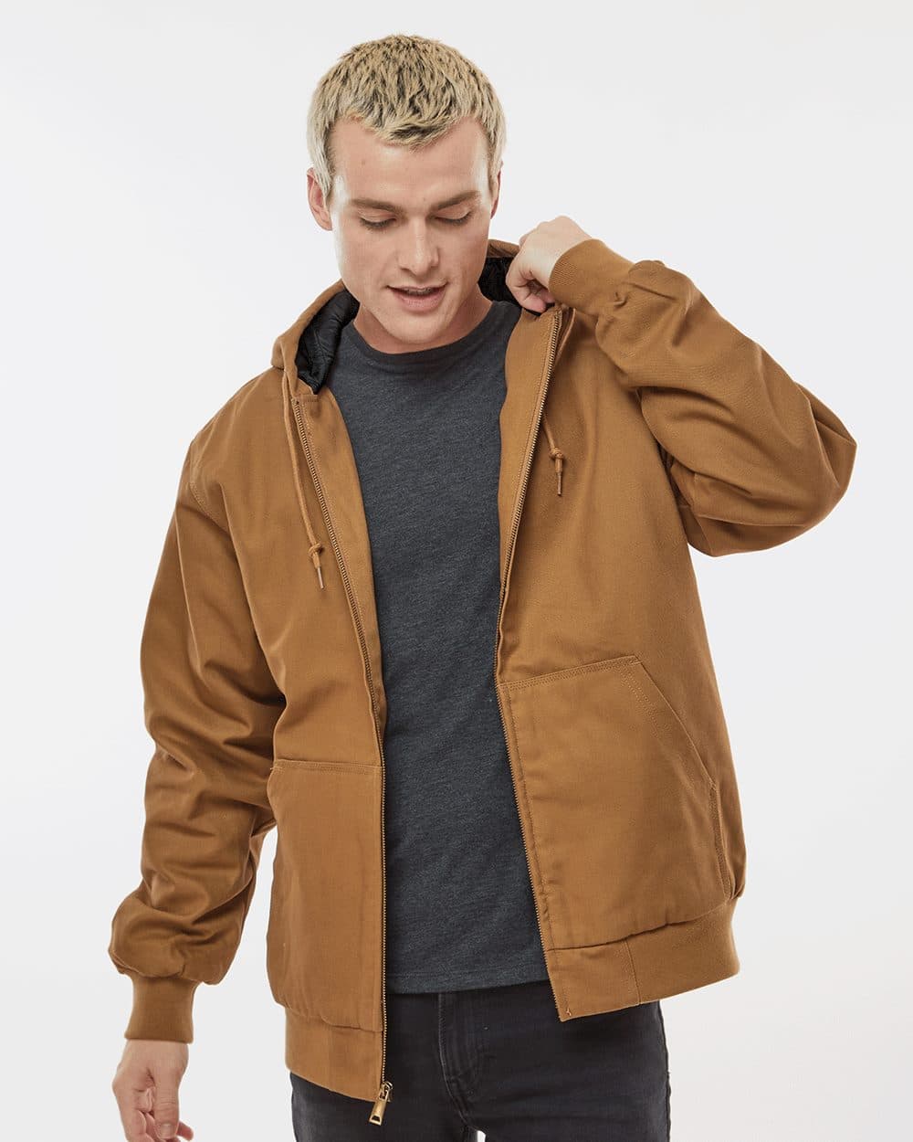 Image for Men's Insulated Canvas Workwear Jacket - EXP550Z