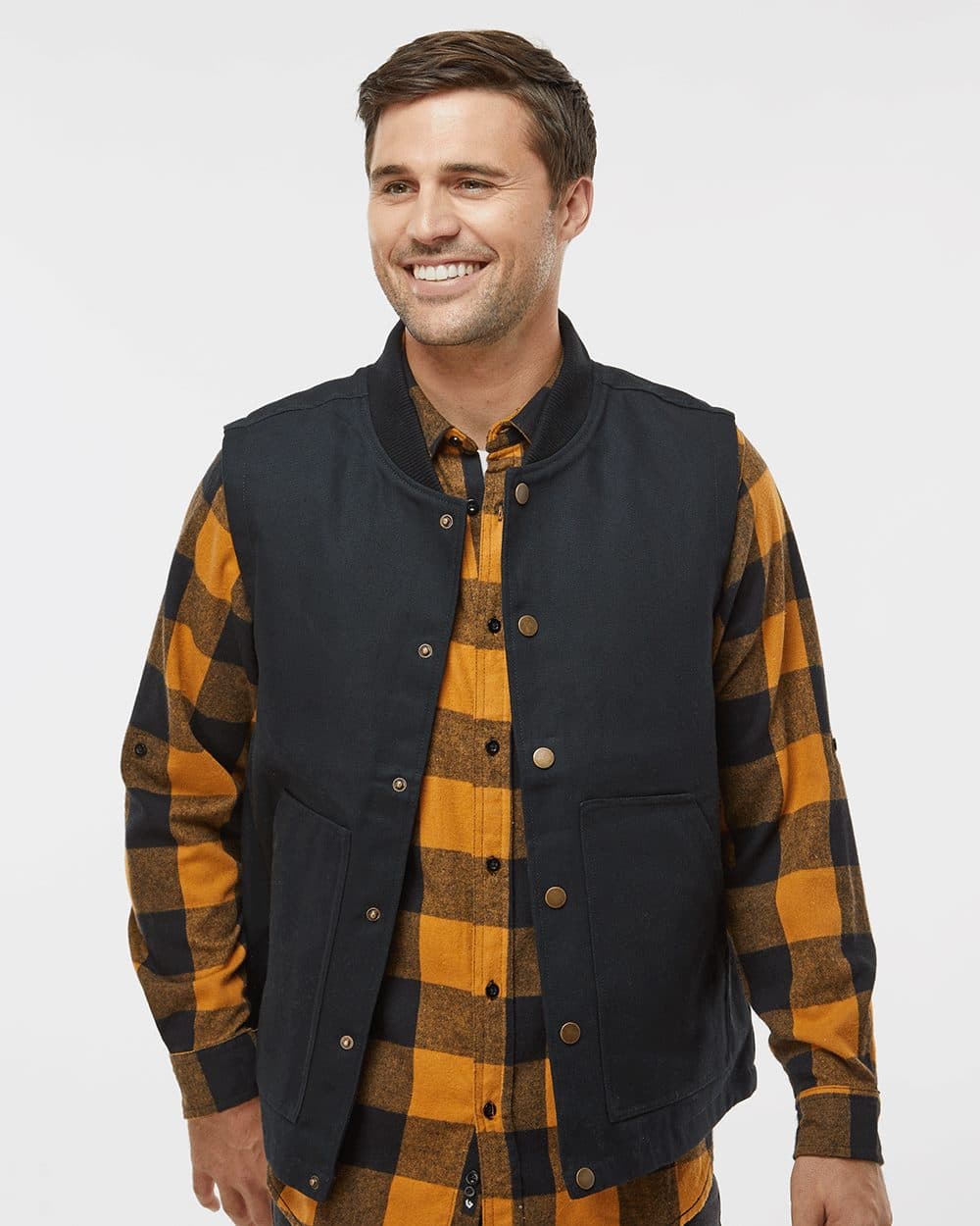 Image for Men's Insulated Canvas Workwear Vest - EXP560V