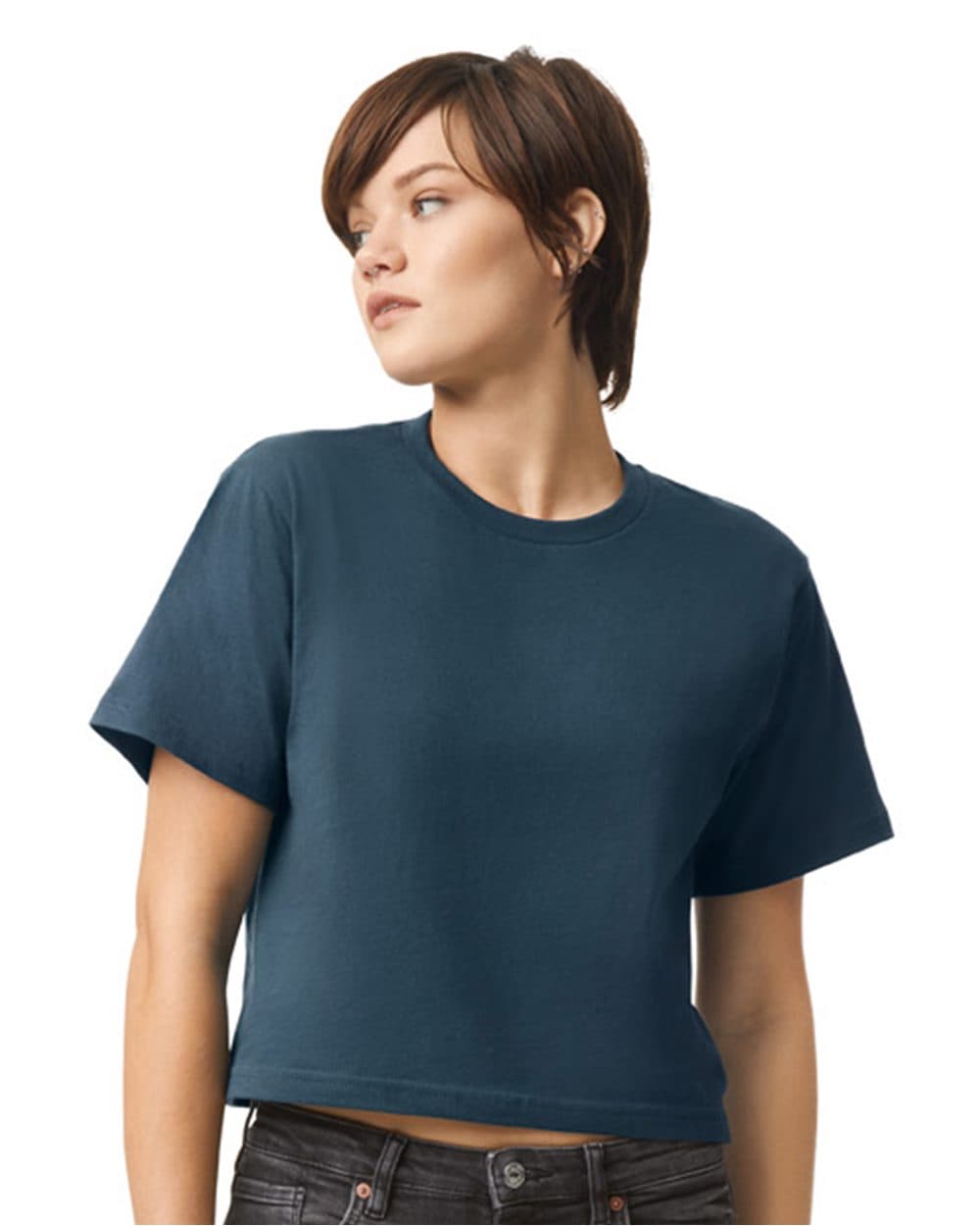 Image for Women's Fine Jersey Boxy Tee - 102