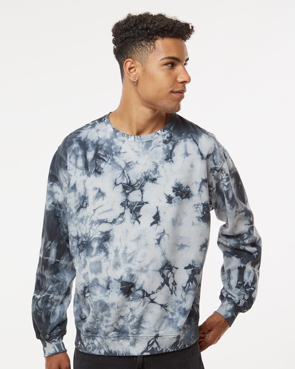 Image for Blended Tie-Dyed Crewneck Sweatshirt - 681VR