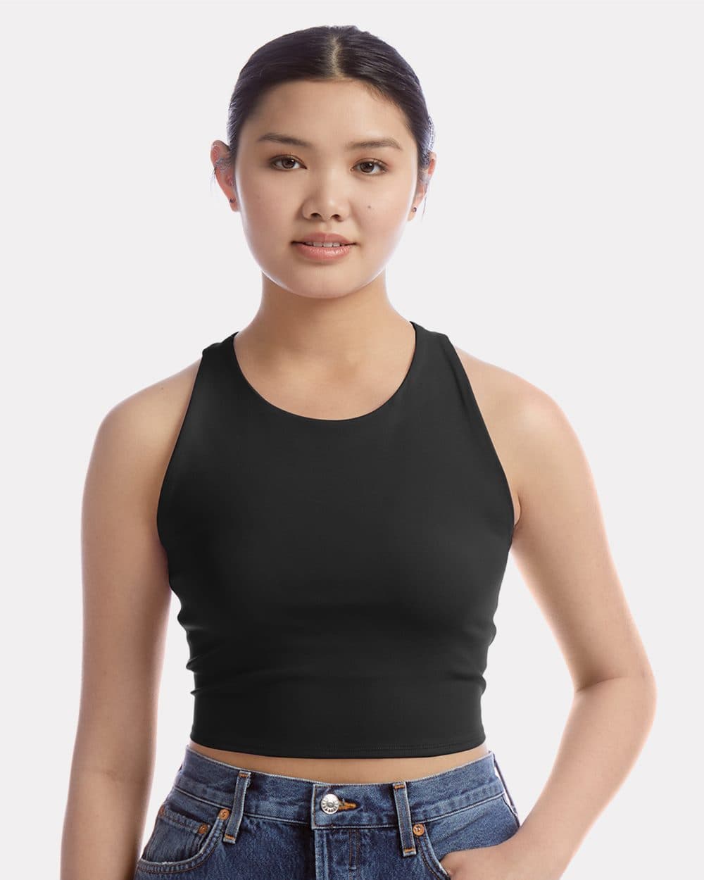 Image for Women's Crop Racerback Tank Top - CHP110