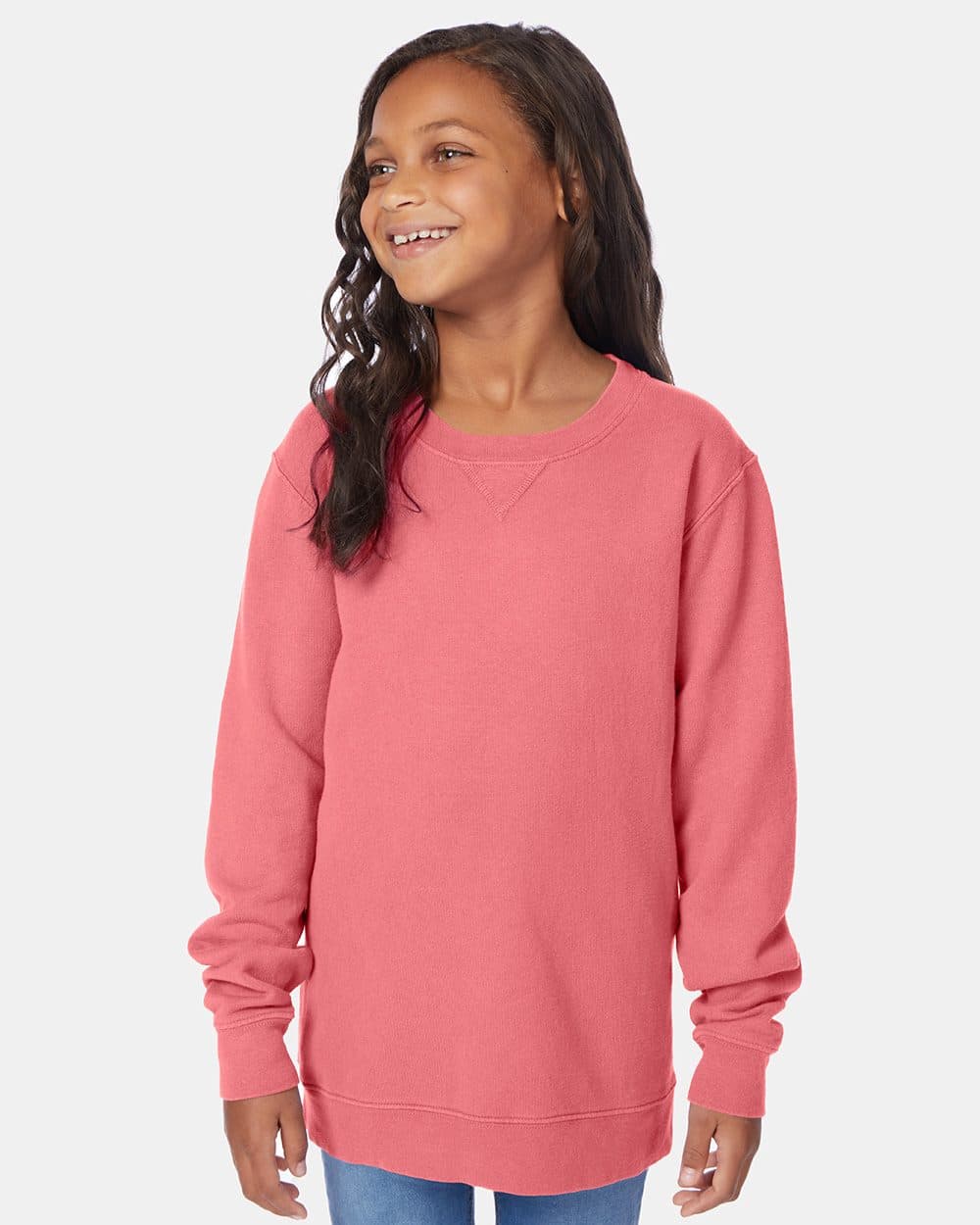 Image for Youth Garment-Dyed Crewneck Sweatshirt - GDH475