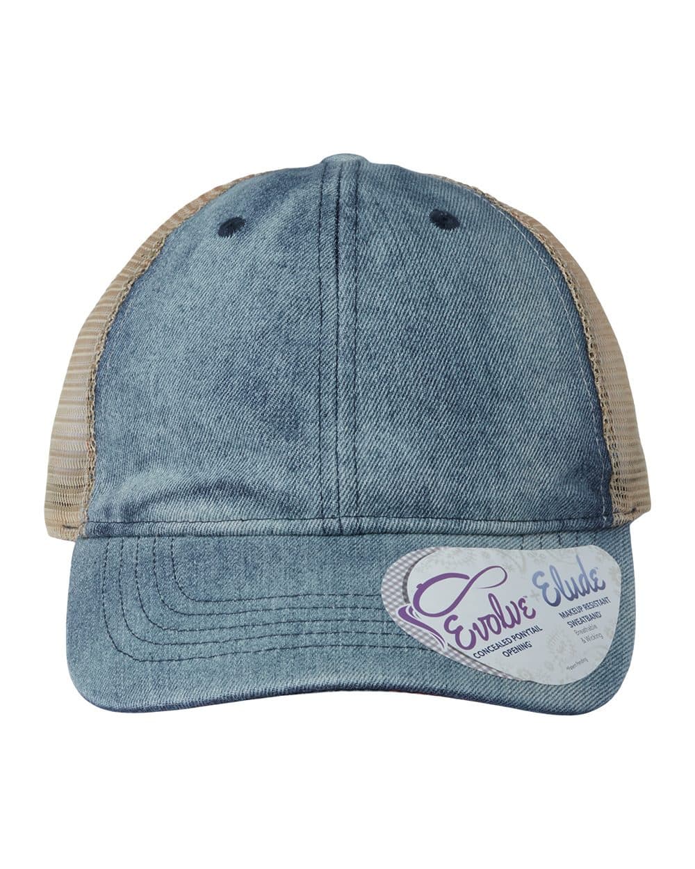 Image for Women's Denim Mesh-Back Cap - DAISY