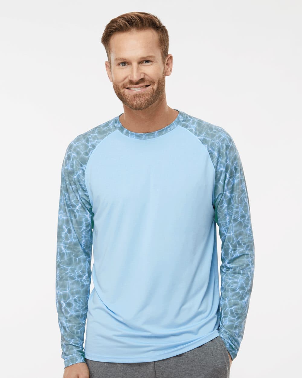 Image for Men's Panama Colorblocked Long Sleeve T-Shirt - 231