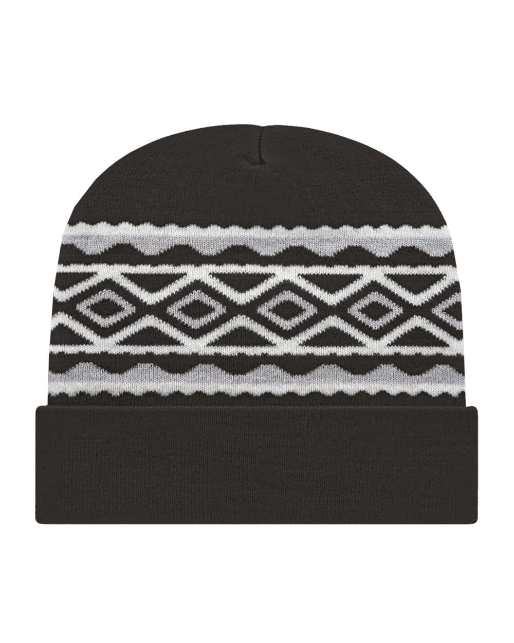 Image for USA- Made Diamond Cuffed Beanie - RKD12