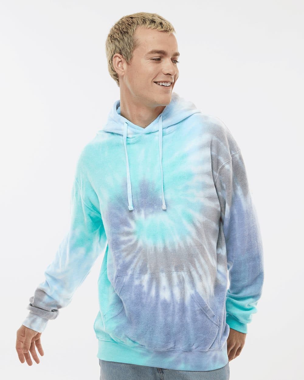 Image for Tie-Dyed Cloud Fleece Hooded Sweatshirt - 8600