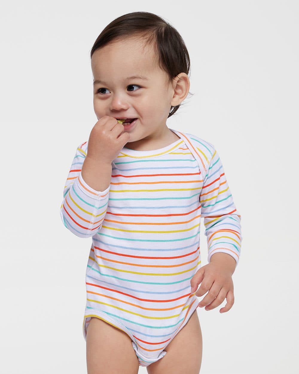 Image for Infant Fine Jersey Long Sleeve Bodysuit - 4421