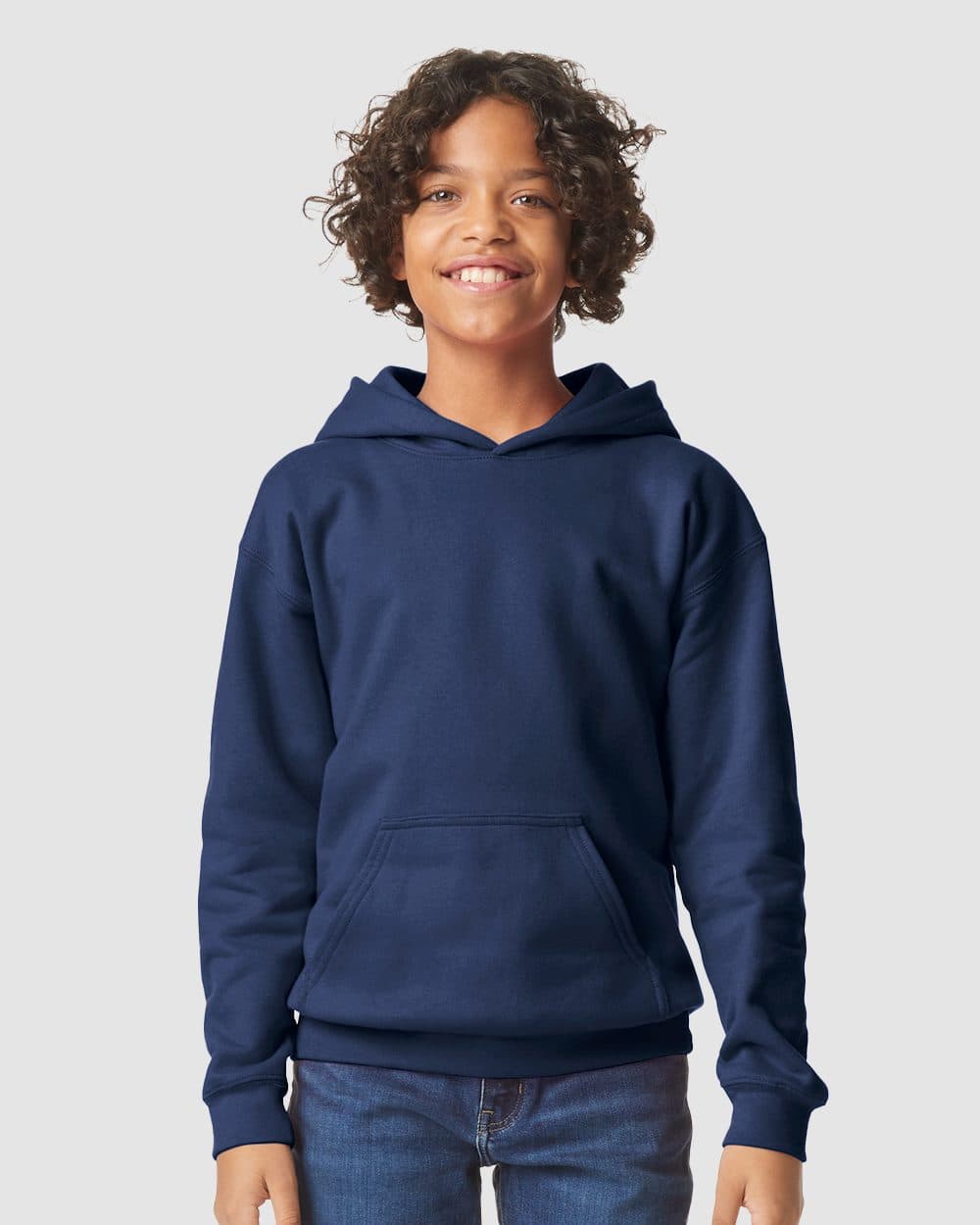 Image for Softstyle® Youth Midweight Hooded Sweatshirt - SF500B