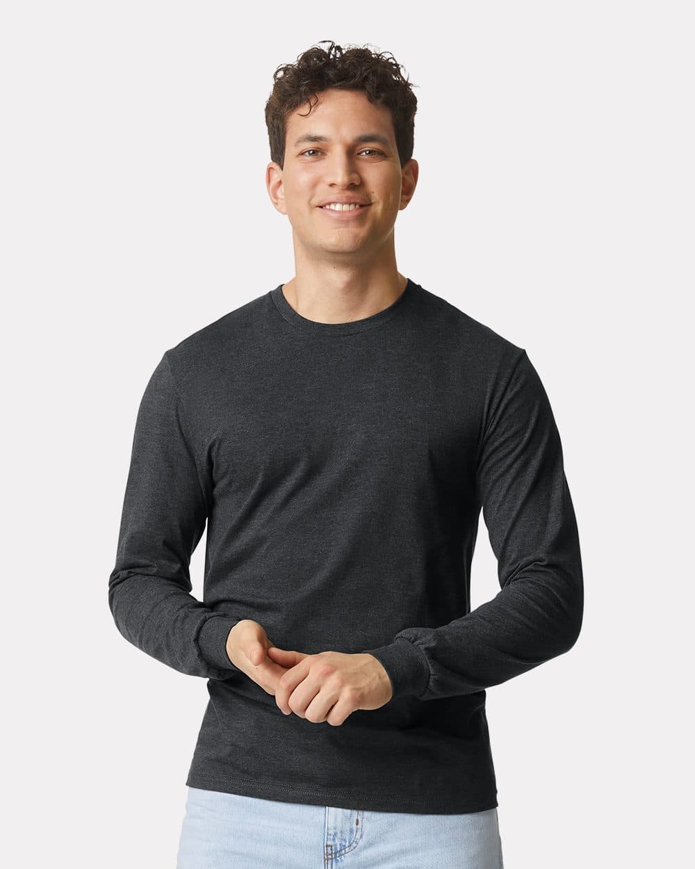 Image for Softstyle® CVC Long Sleeve T-Shirt - 67400