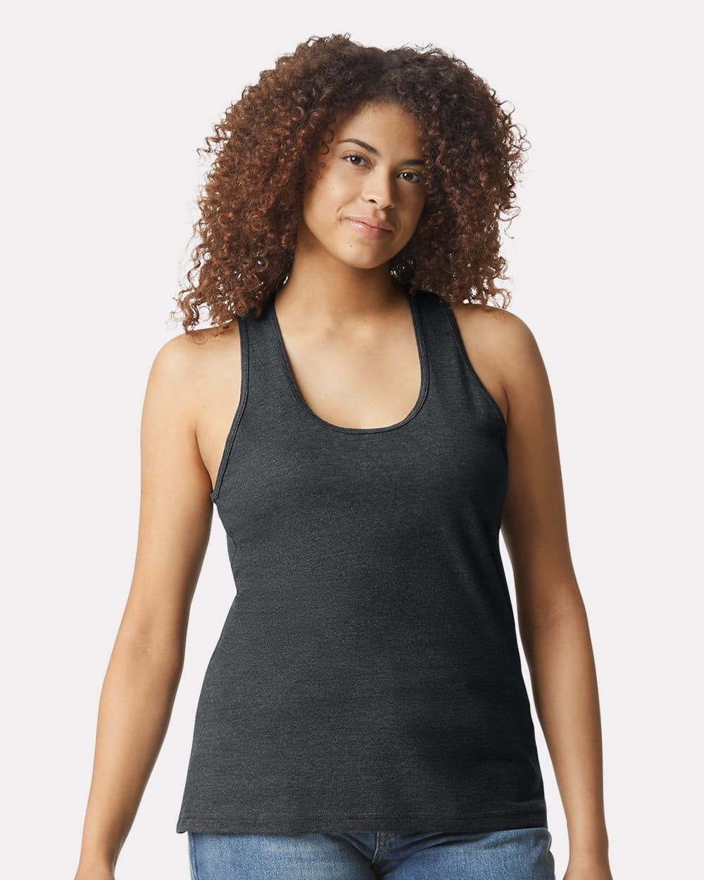 Image for Softstyle® Women’s CVC Racerback Tank Top - 67200L