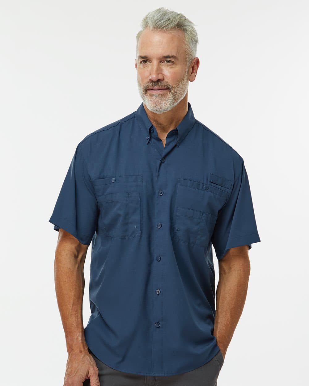 Image for Hatteras Performance Short Sleeve Fishing Shirt - 700