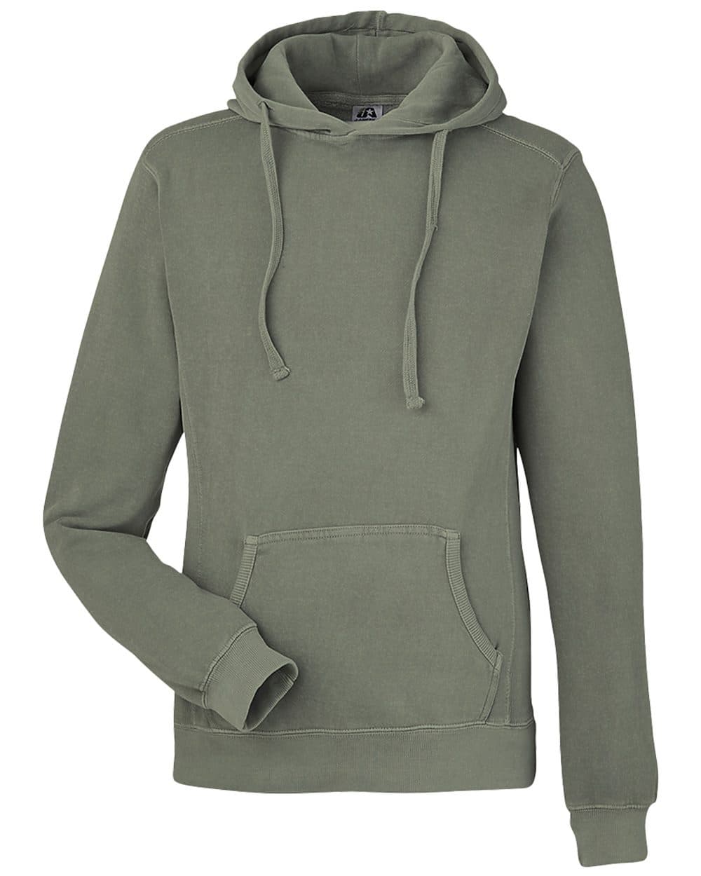 Image for Unisex Pigment-Dyed Fleece Hooded Sweatshirt - 8730