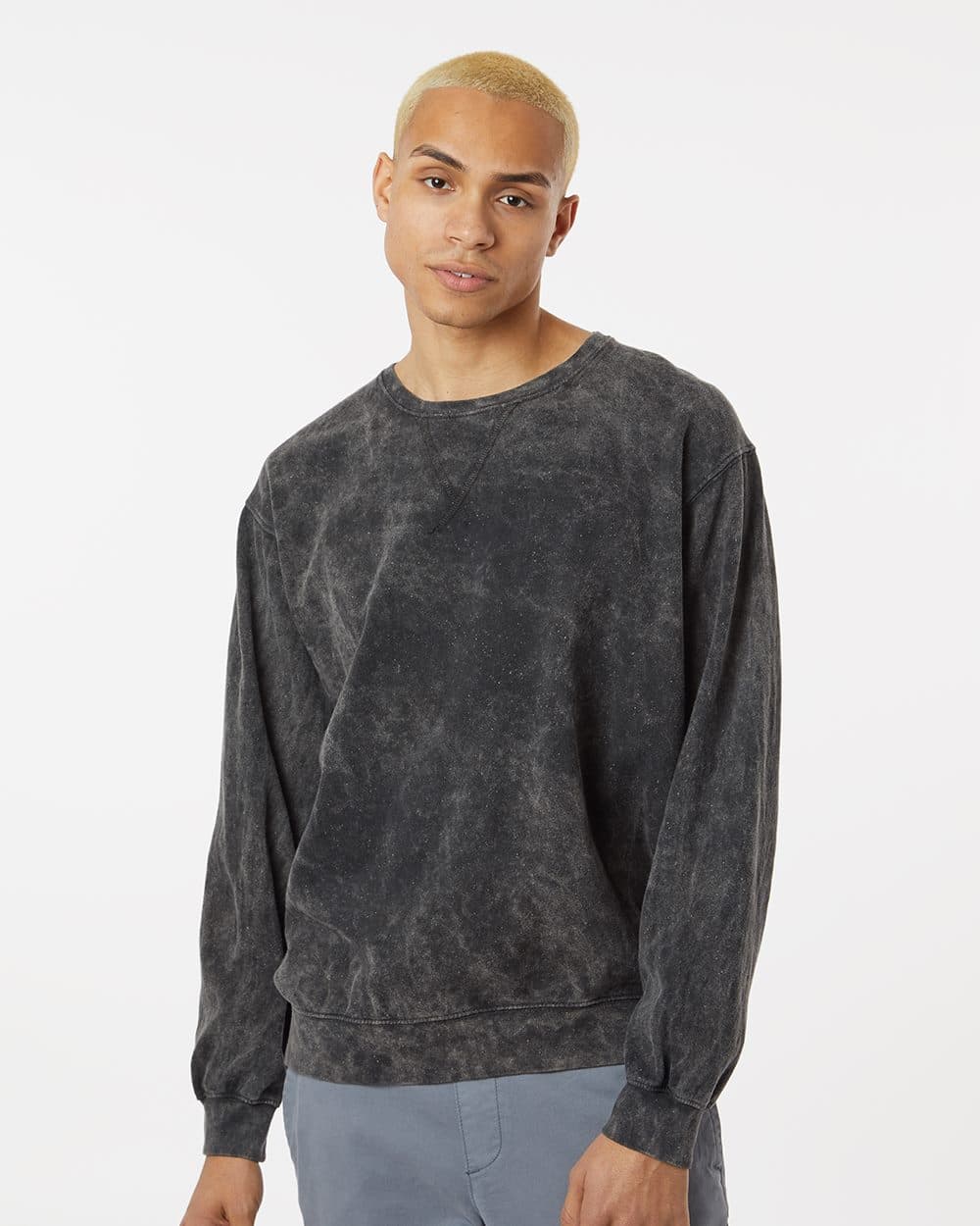 Image for Premium Fleece Mineral Wash Crewneck Sweatshirt - 845MW