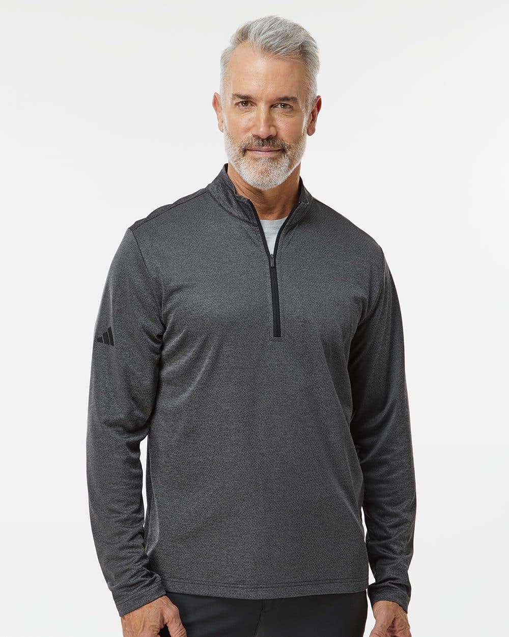 Image for Men's Space Dyed Quarter-Zip Pullover - A593