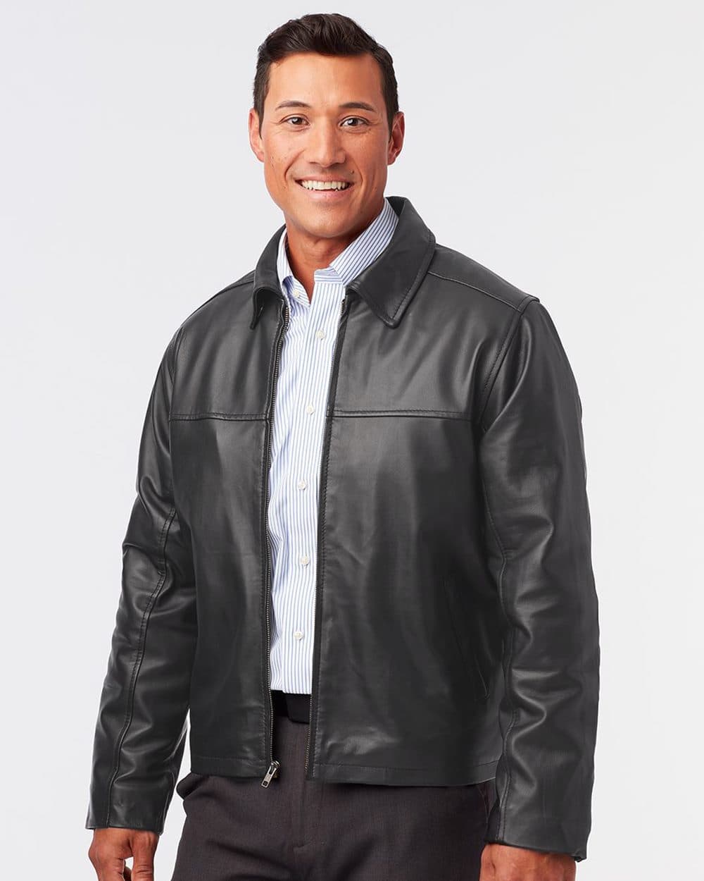Image for Unisex Napa Leather Driving Jacket - 8000