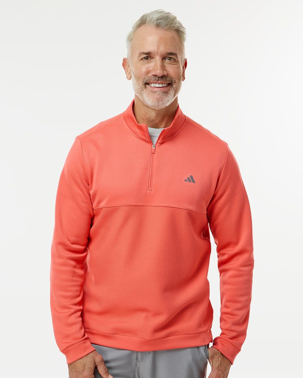 Image for Ultimate365 Textured Quarter-Zip Pullover - A2001