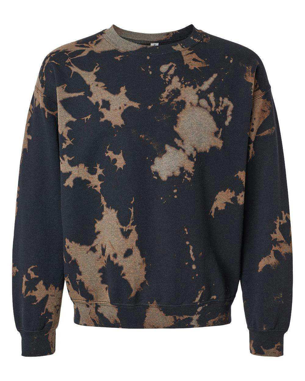 Image for Essential Fleece Bleach Wash Crewneck Sweatshirt - 681BW