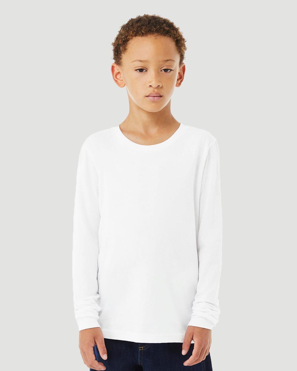 Image for Youth Heather CVC Long Sleeve Tee - 3501YCVC