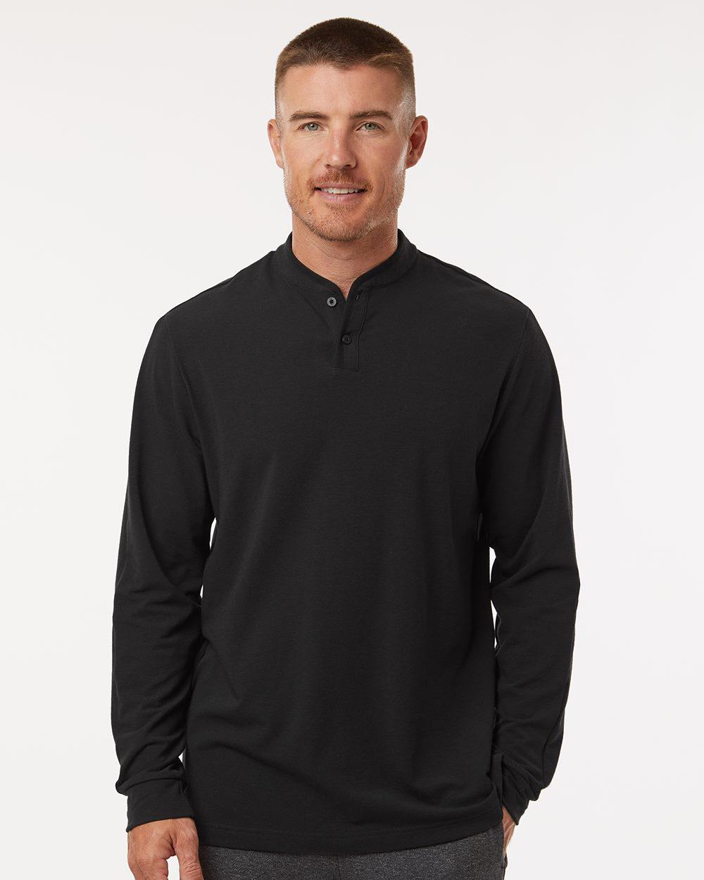 Image for Henley Long Sleeve Tee - A597