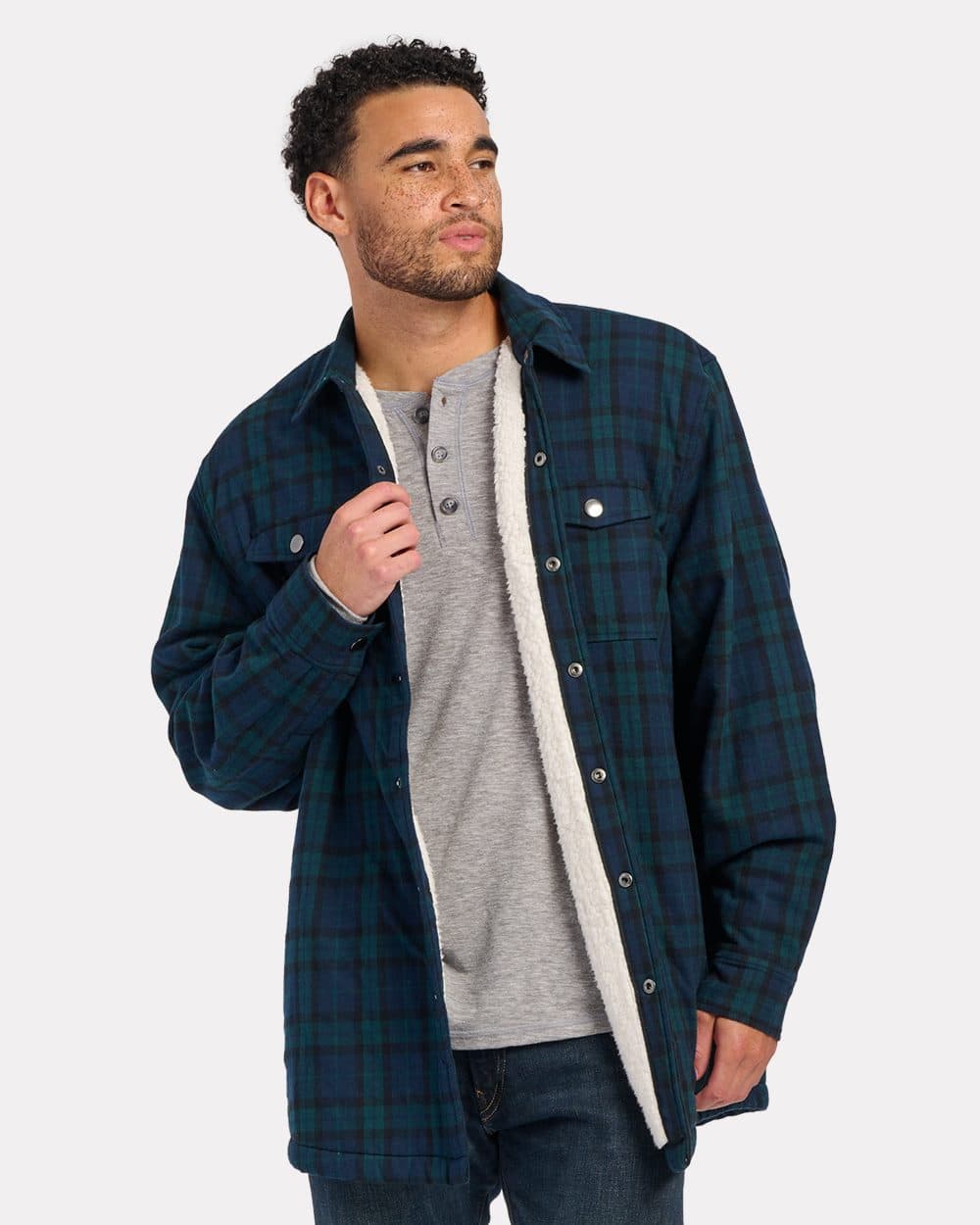 Image for Flannel Sherpa Workshirt - BM7601