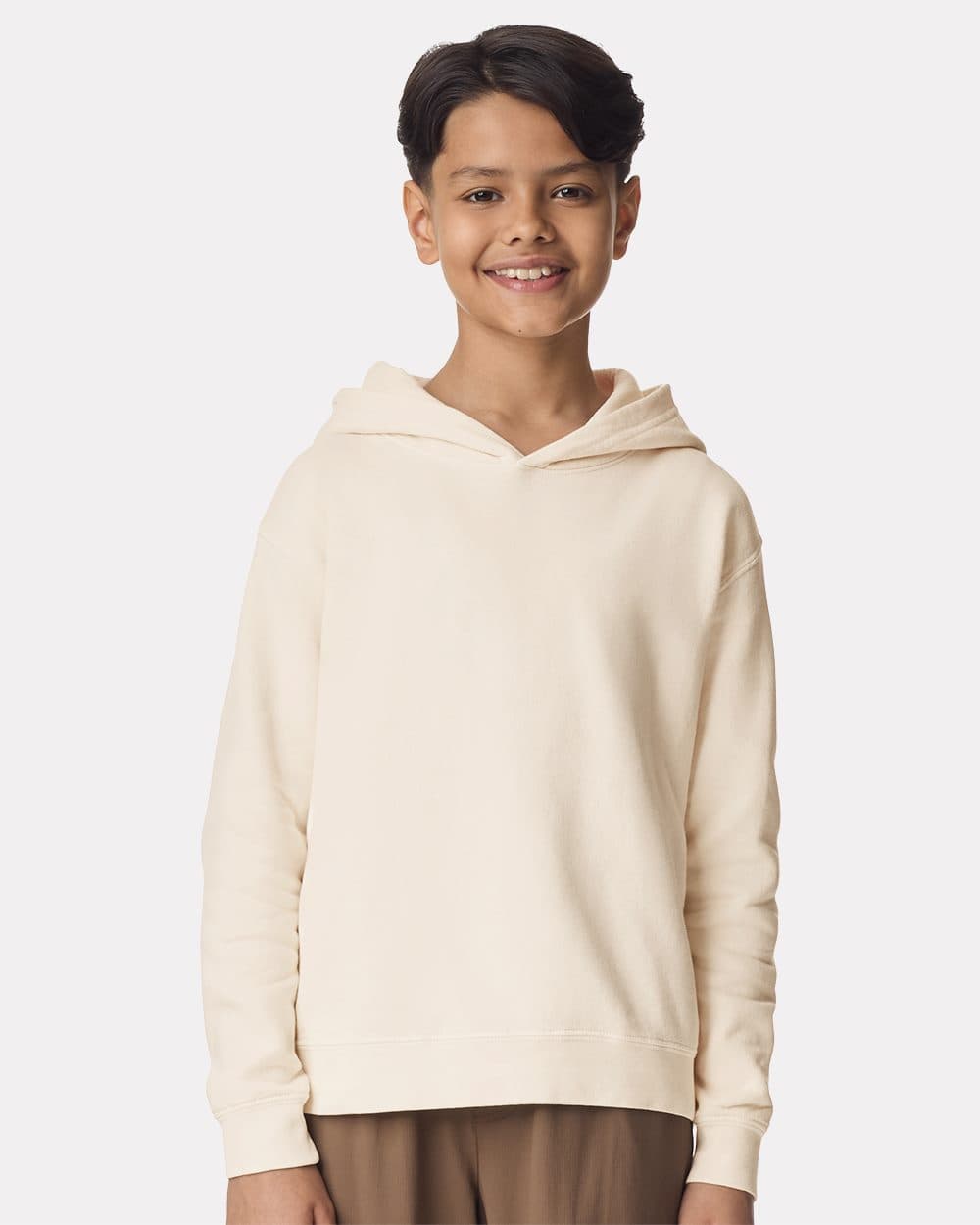 Image for Youth Garment-Dyed Lightweight Fleece Hooded Sweatshirt - 1467Y