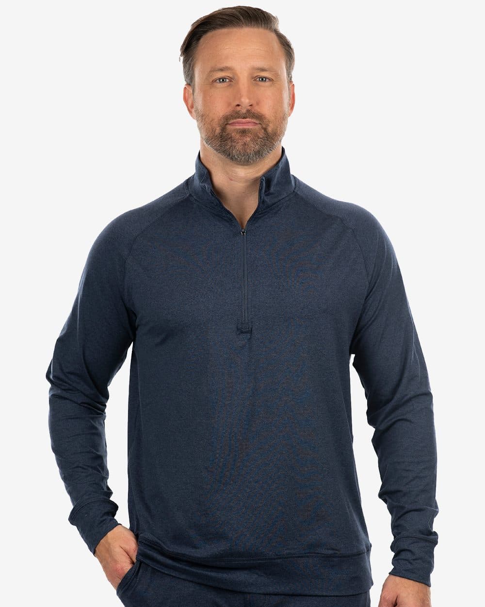 Image for Men's Dawn to Dusk Quarter-Zip Pullover - 8167