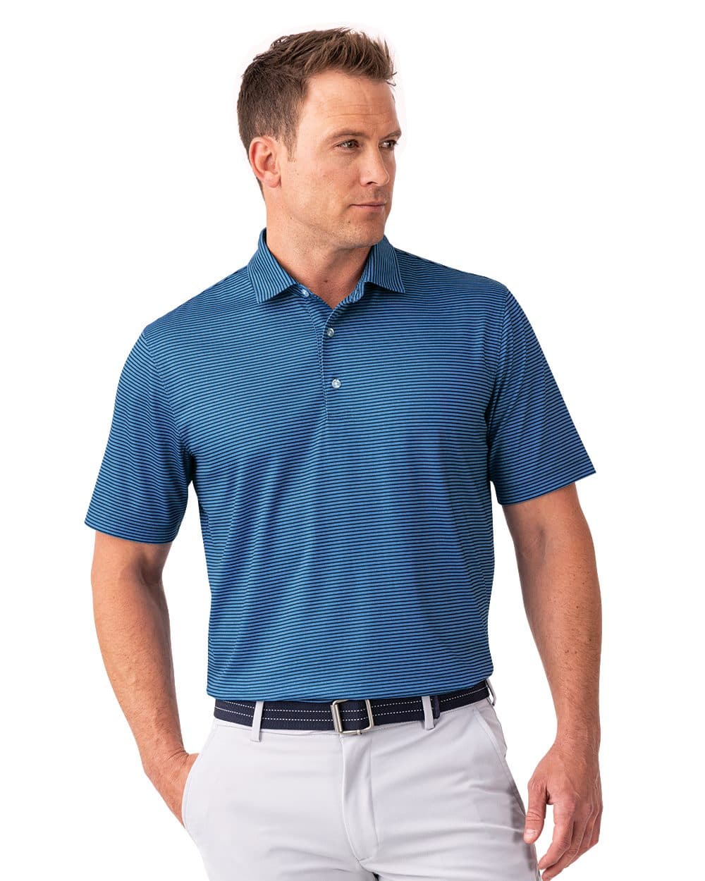 Image for Aiken Striped Polo - 155