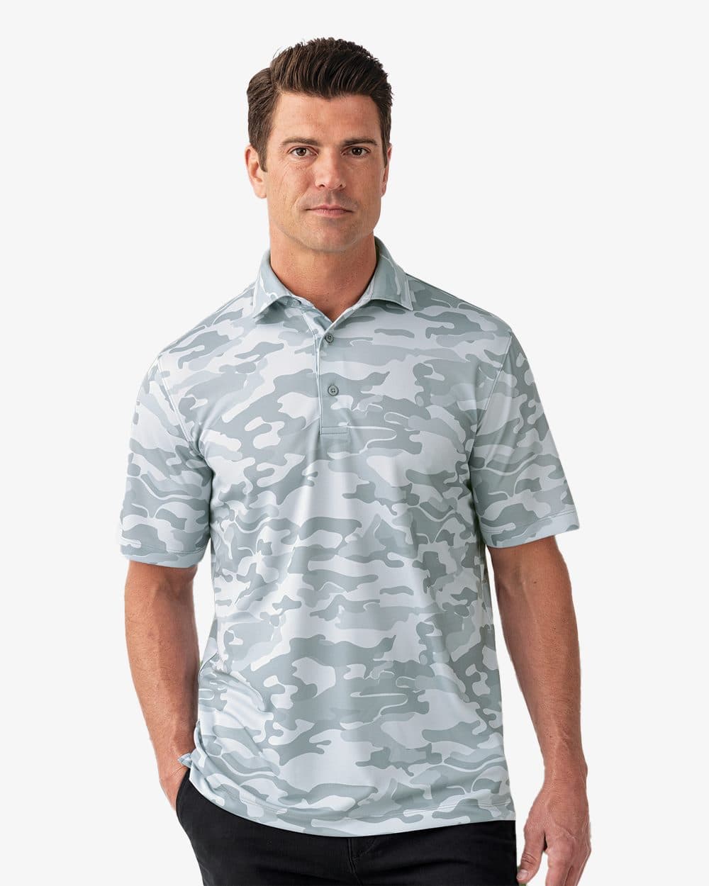 Image for Men's Newport Camo Polo - 170