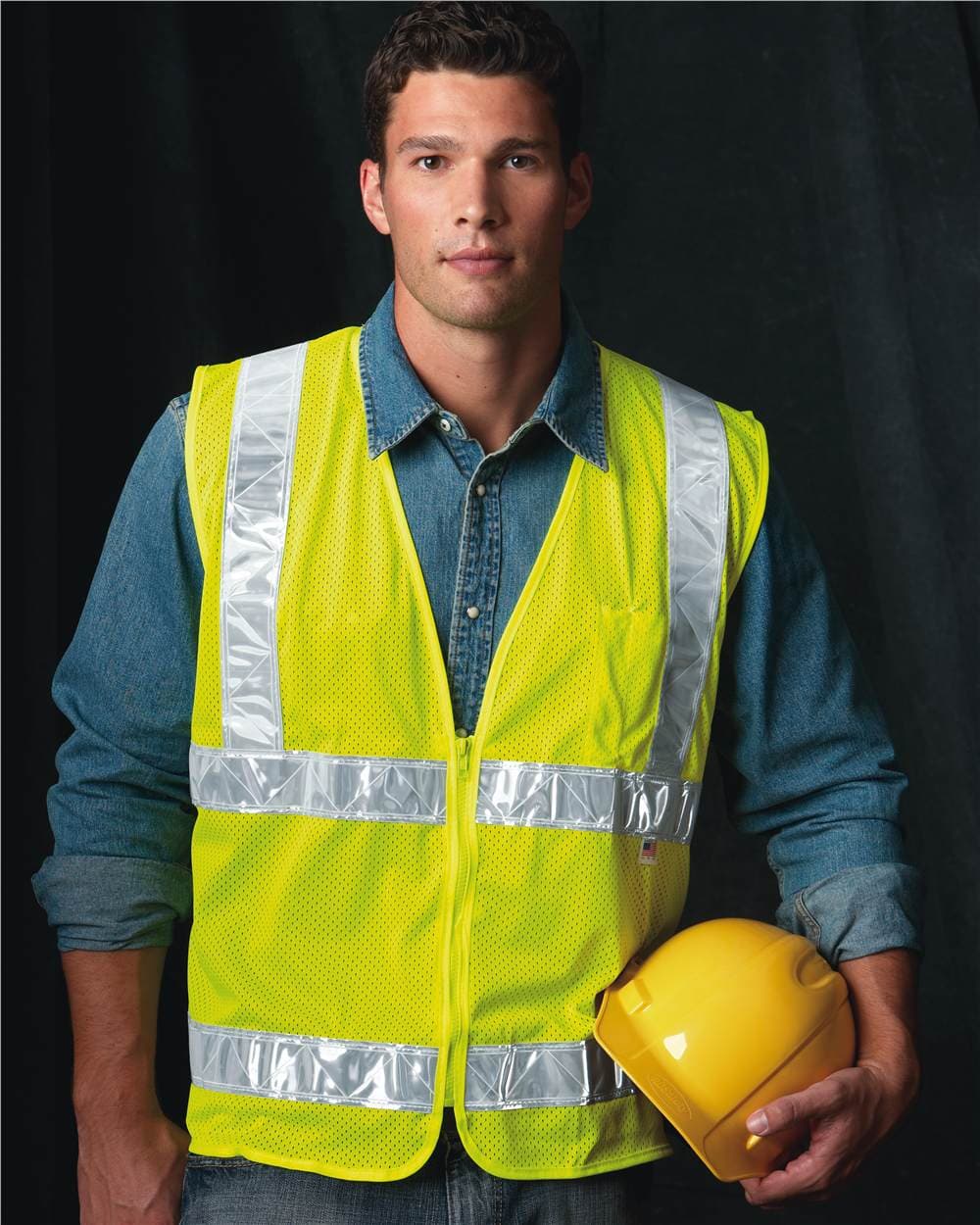 Image for USA-Made Mesh Safety Vest - 3785