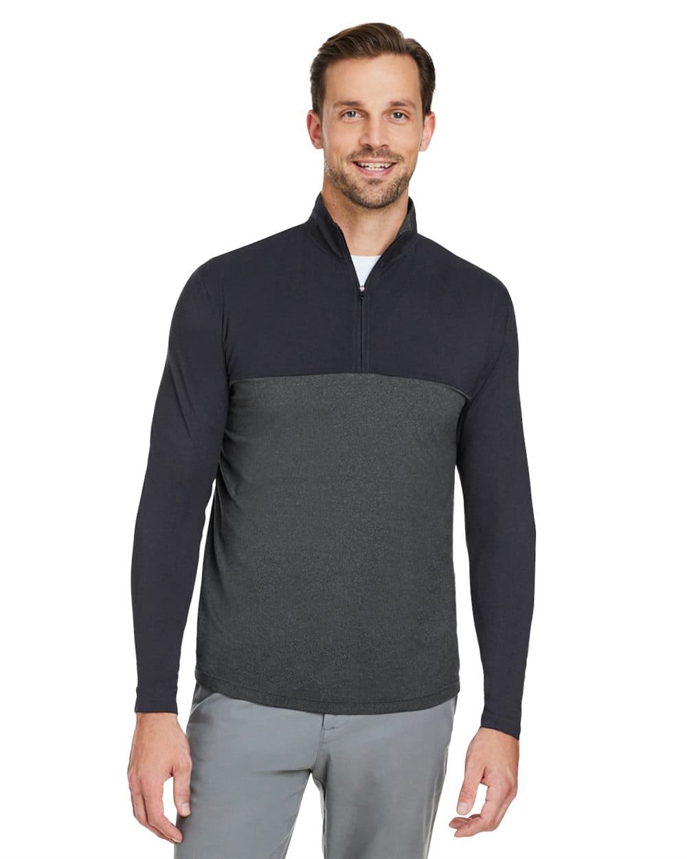 Image for Men's Spyre Flex Colorblock Quarter-Zip Pullover - S18024