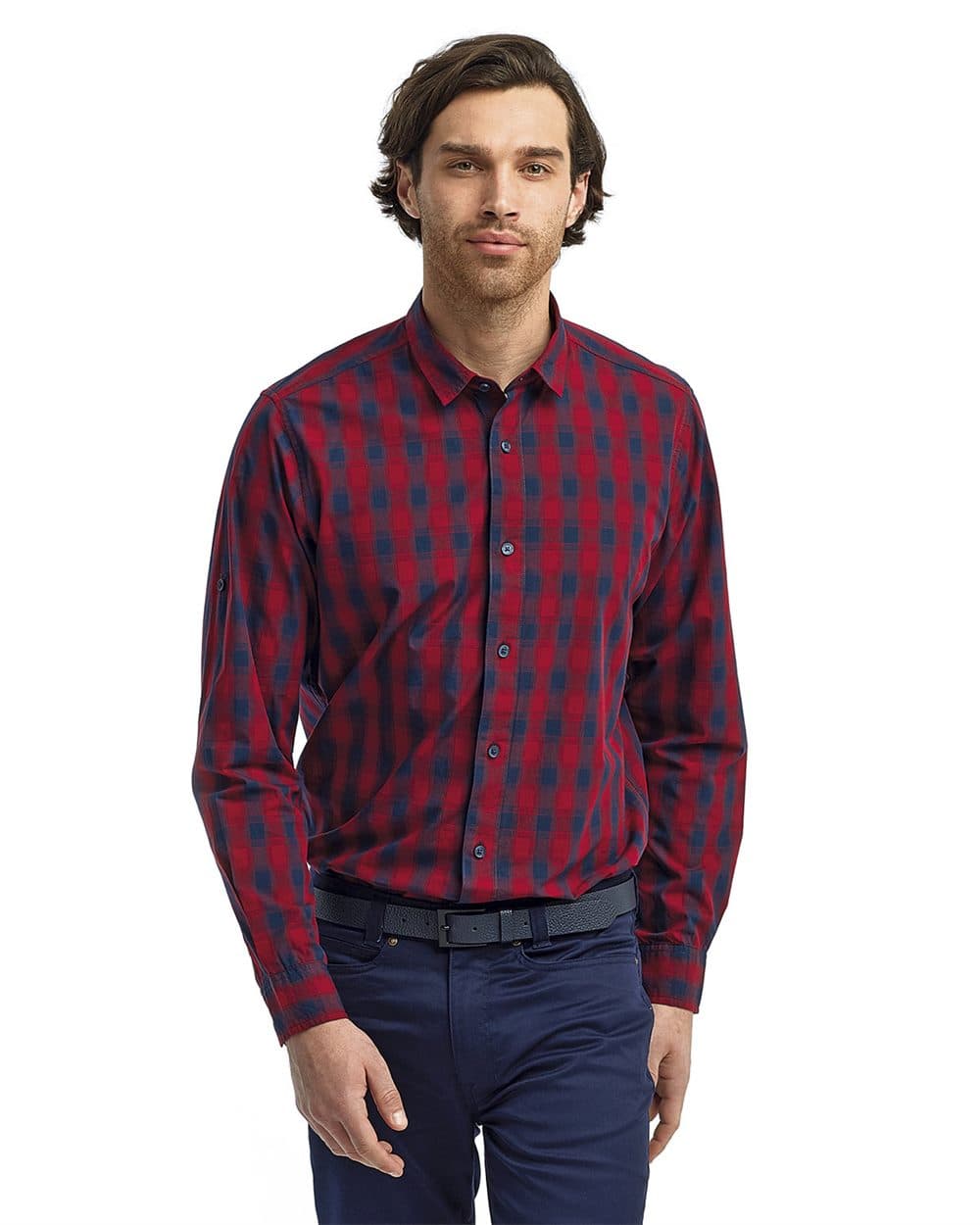 Image for Mulligan Check Long-Sleeve Cotton Shirt - RP250