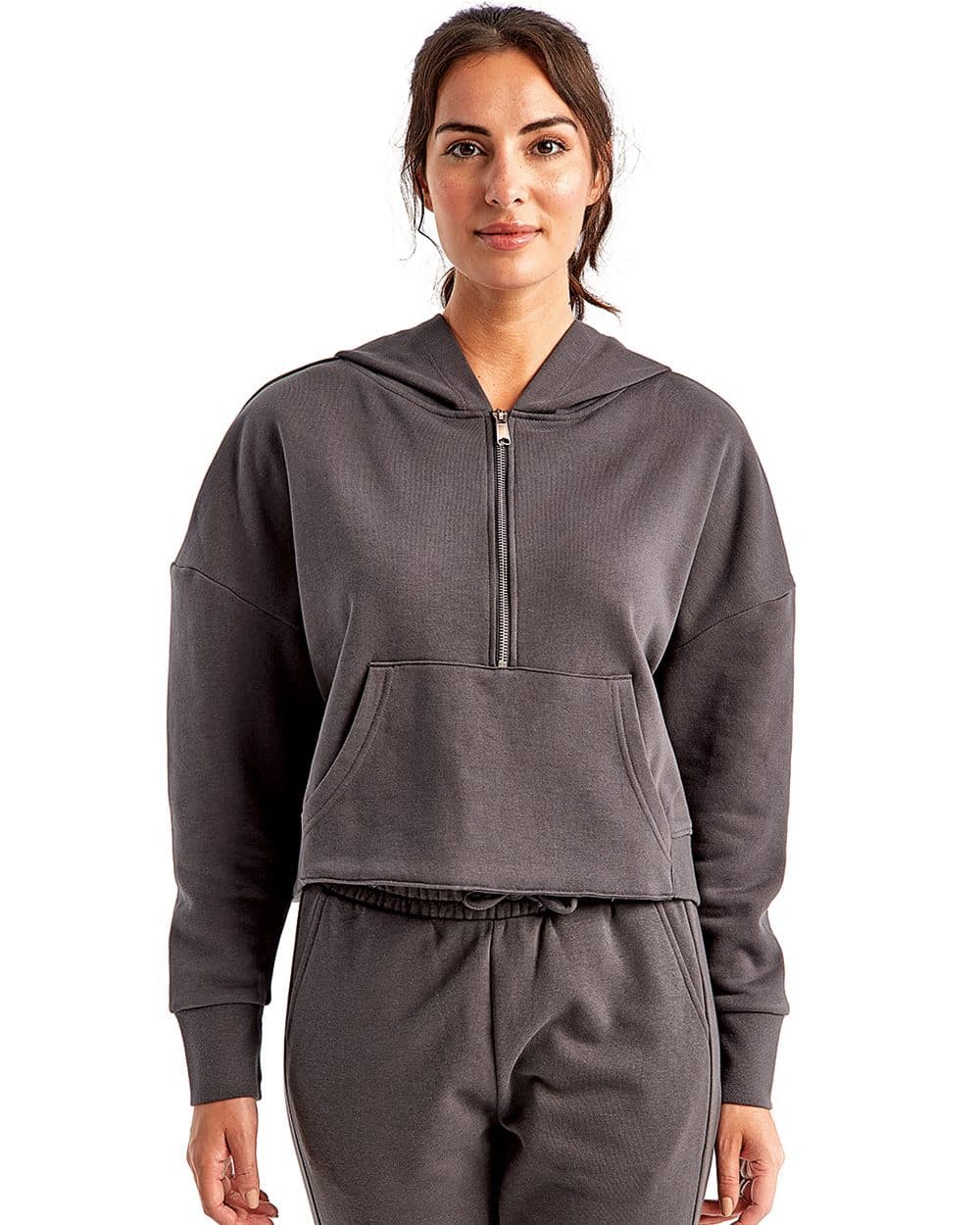 Image for Women's Alice Half-Zip Hooded Sweatshirt - TD077