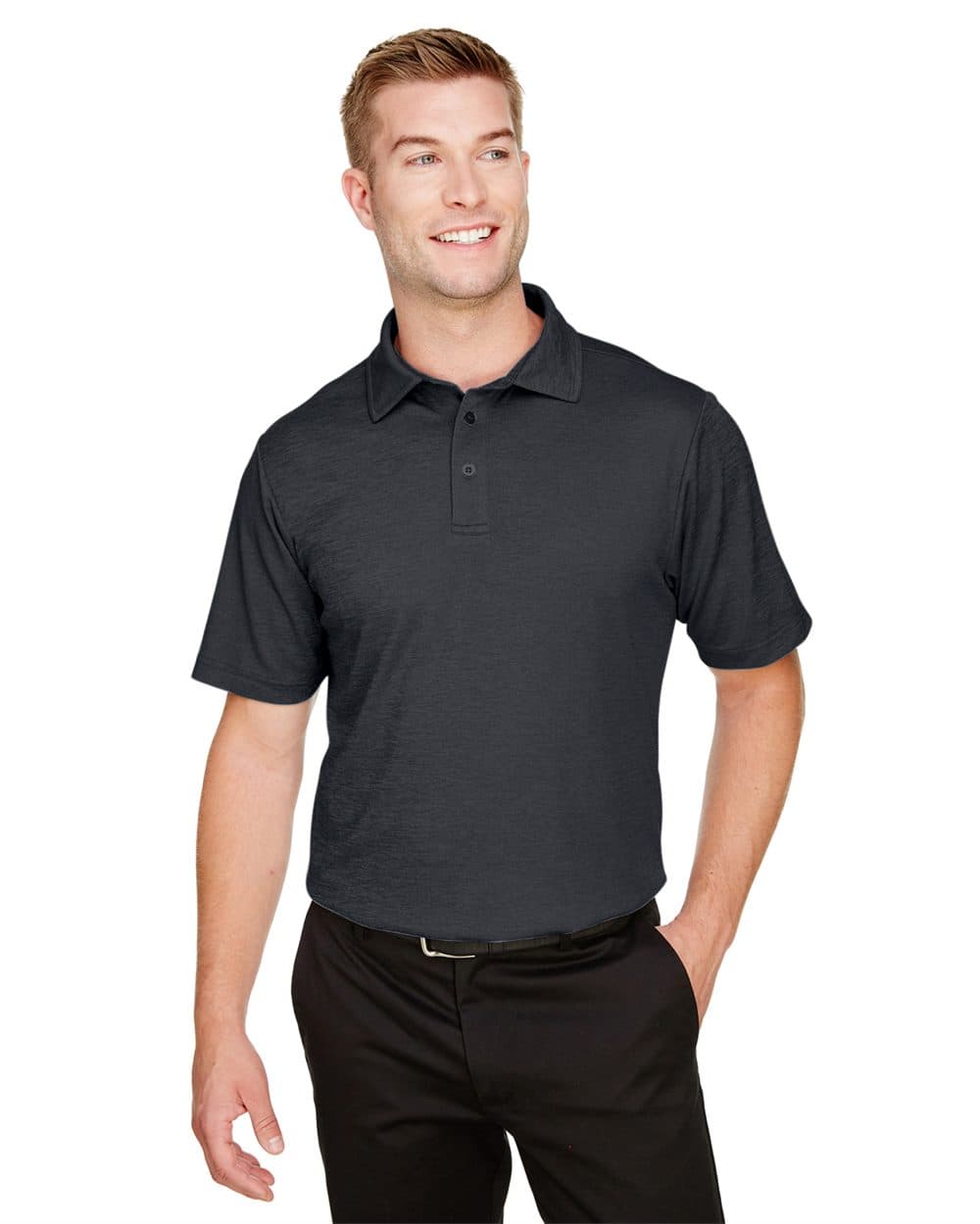 Image for CrownLux Performance® Address Mélange Polo - DG22