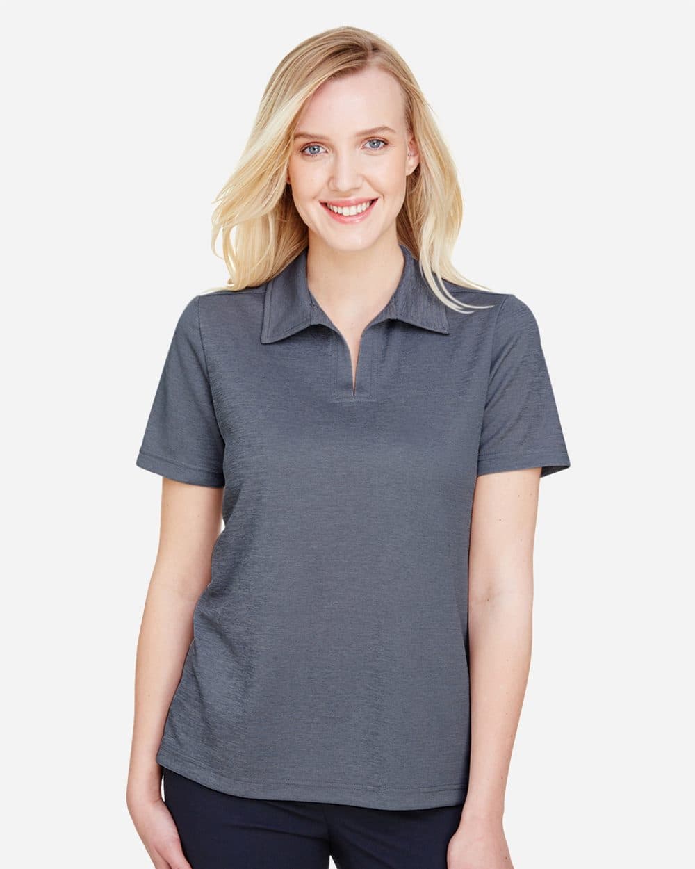 Image for Women's CrownLux Performance® Address Melange Polo - DG22W